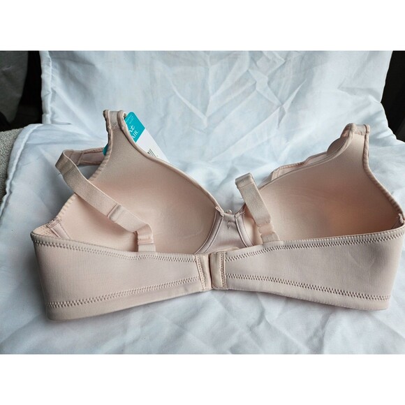 Radiant By Vanity Fair Comfort Wire-Free Bra Size 34B  light Pink NWT - Picture 4 of 6